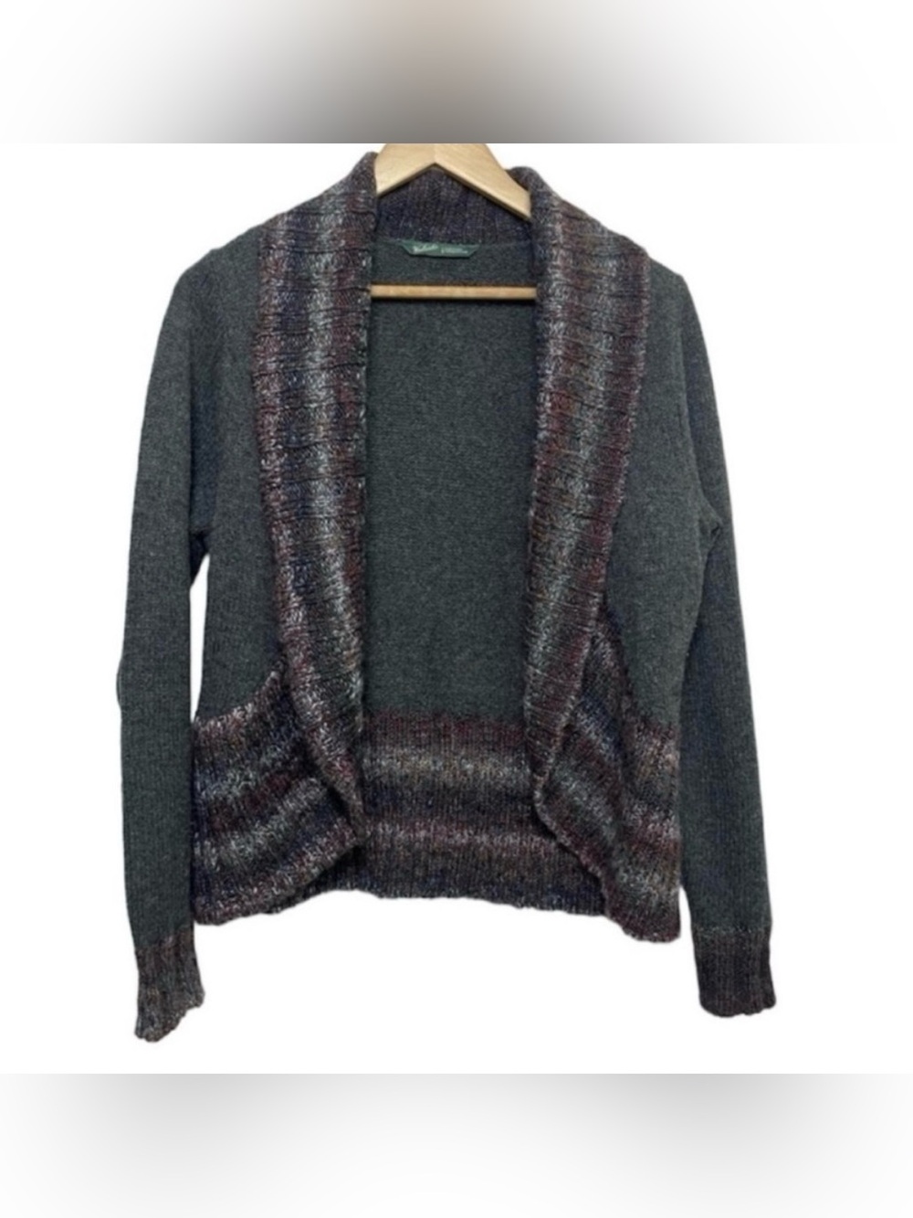 Woolrich Lambswool Cardigan Sweater Large Kendal Creek